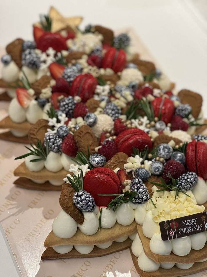 Christmas dessert board. Chef Tasos Luxury Dining, Miami