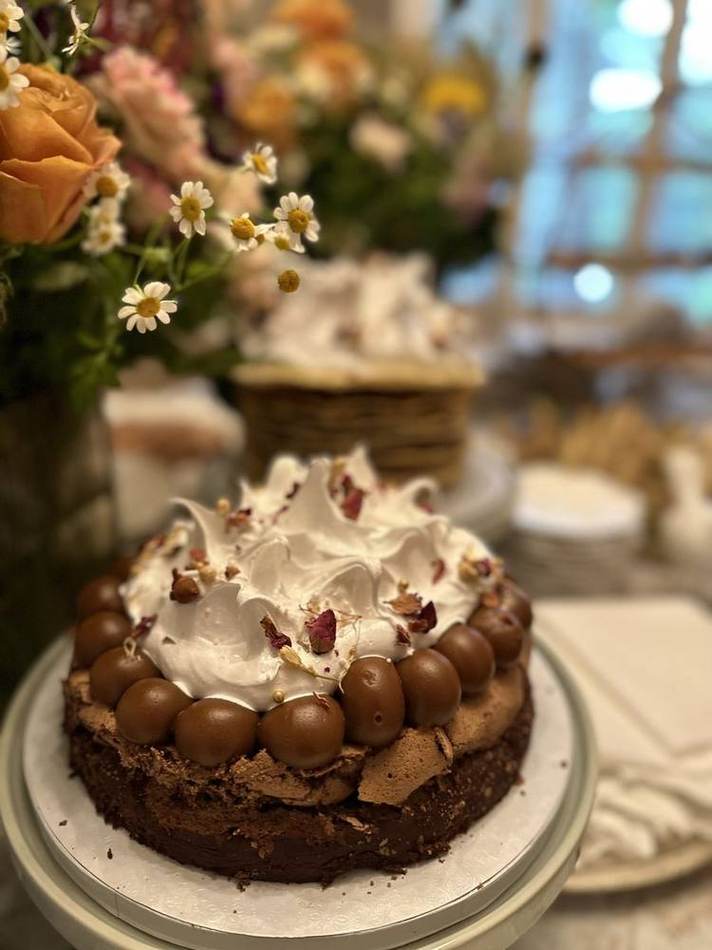 Chocolate hazelnut cake. Chef Tasos Luxury Dining, Miami