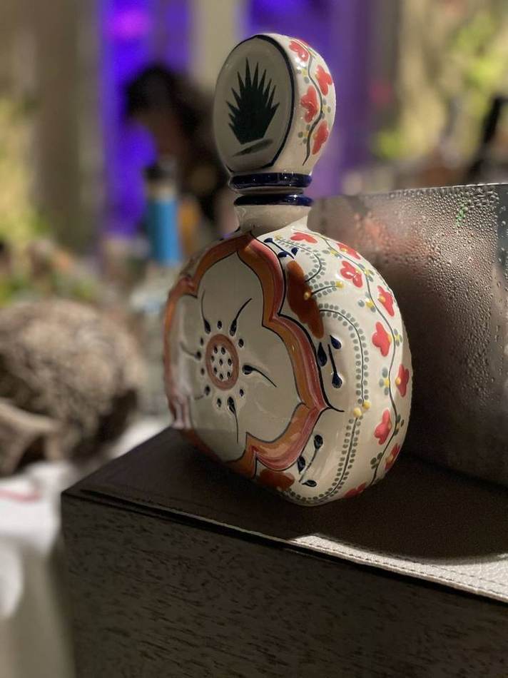 Mexican-themed decor. Chef Tasos Luxury Dining, Miami
