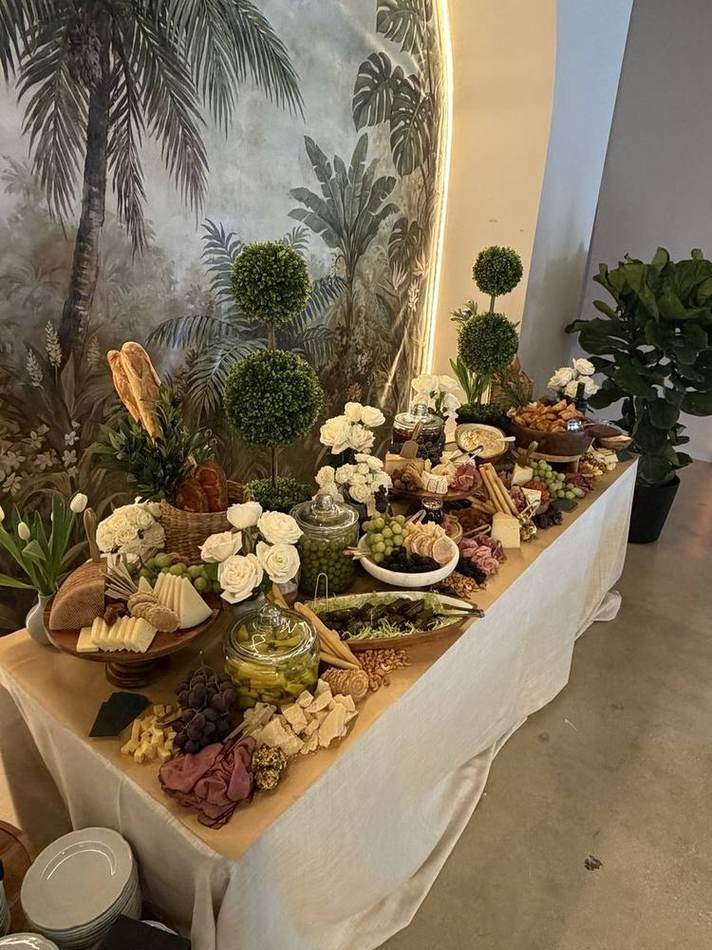Tropical grazing table. Chef Tasos Luxury Dining, Miami