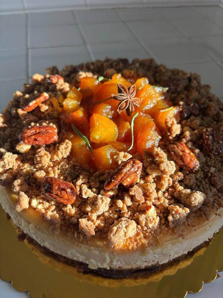 Mango tart. Chef Tasos Luxury Dining, Miami