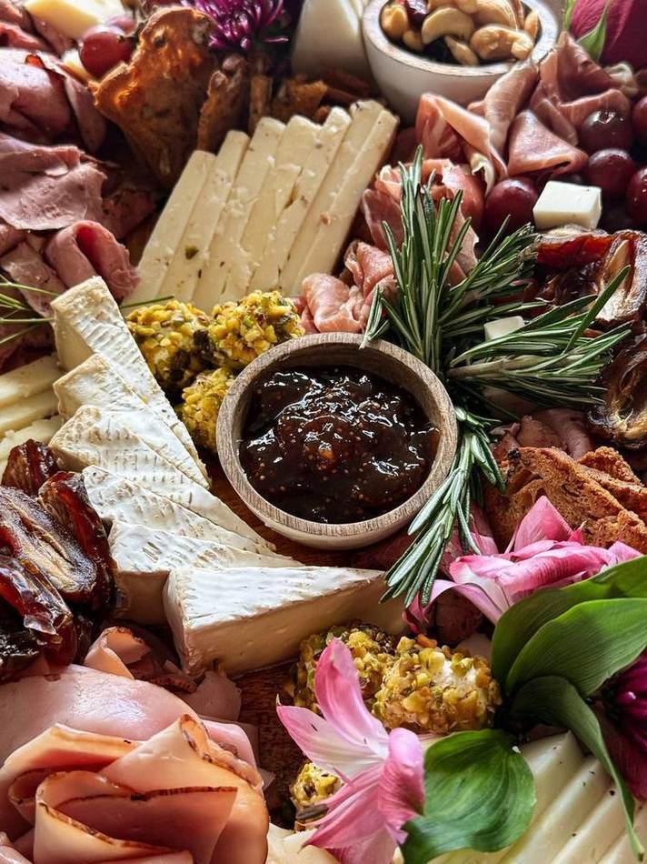 Charcuterie with preserves. Chef Tasos Luxury Dining, Miami