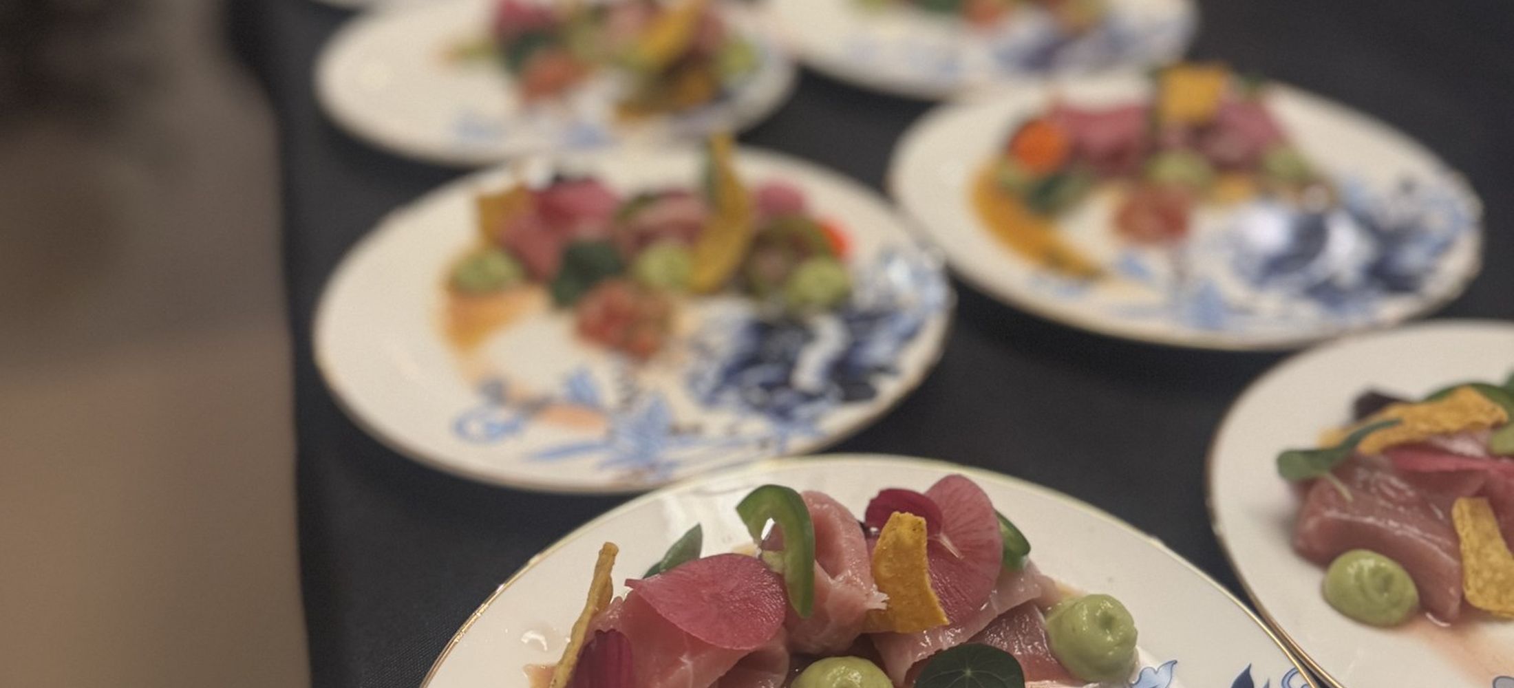 A Chef Tasos plate, composed